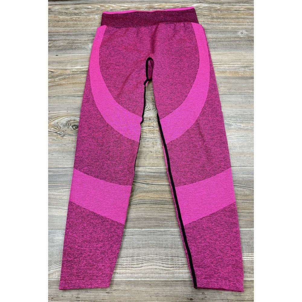 Pink Victoria's Secret Seamless Leggings Ankle High Waist Pink Size Large Yoga